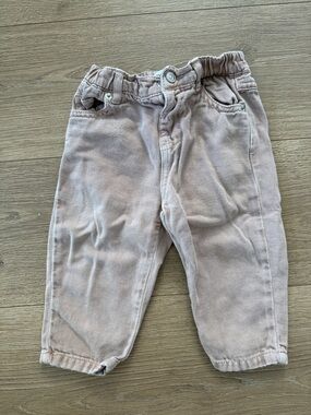 Zara toddler tan relaxed pant  12-18months